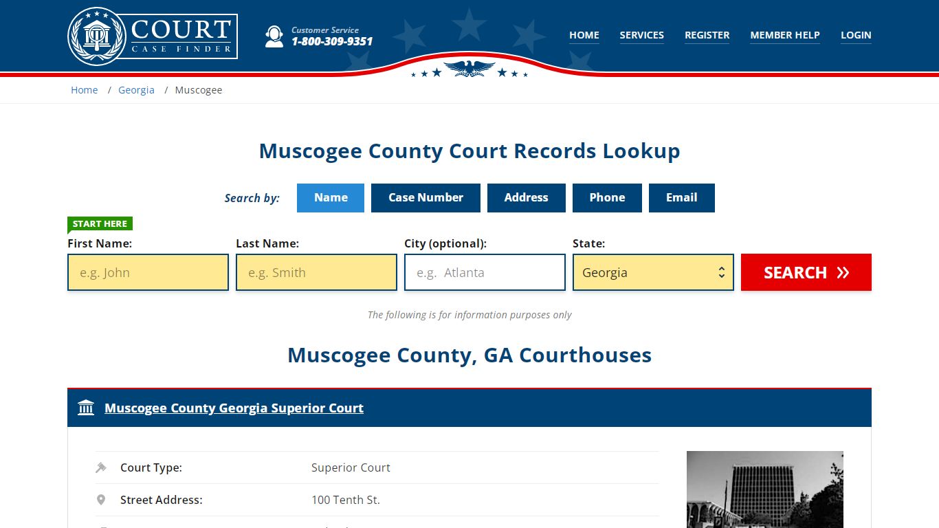 Muscogee County Court Records | GA Case Lookup